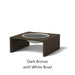 Architectural Finish: Dark Bronze - White Bowl