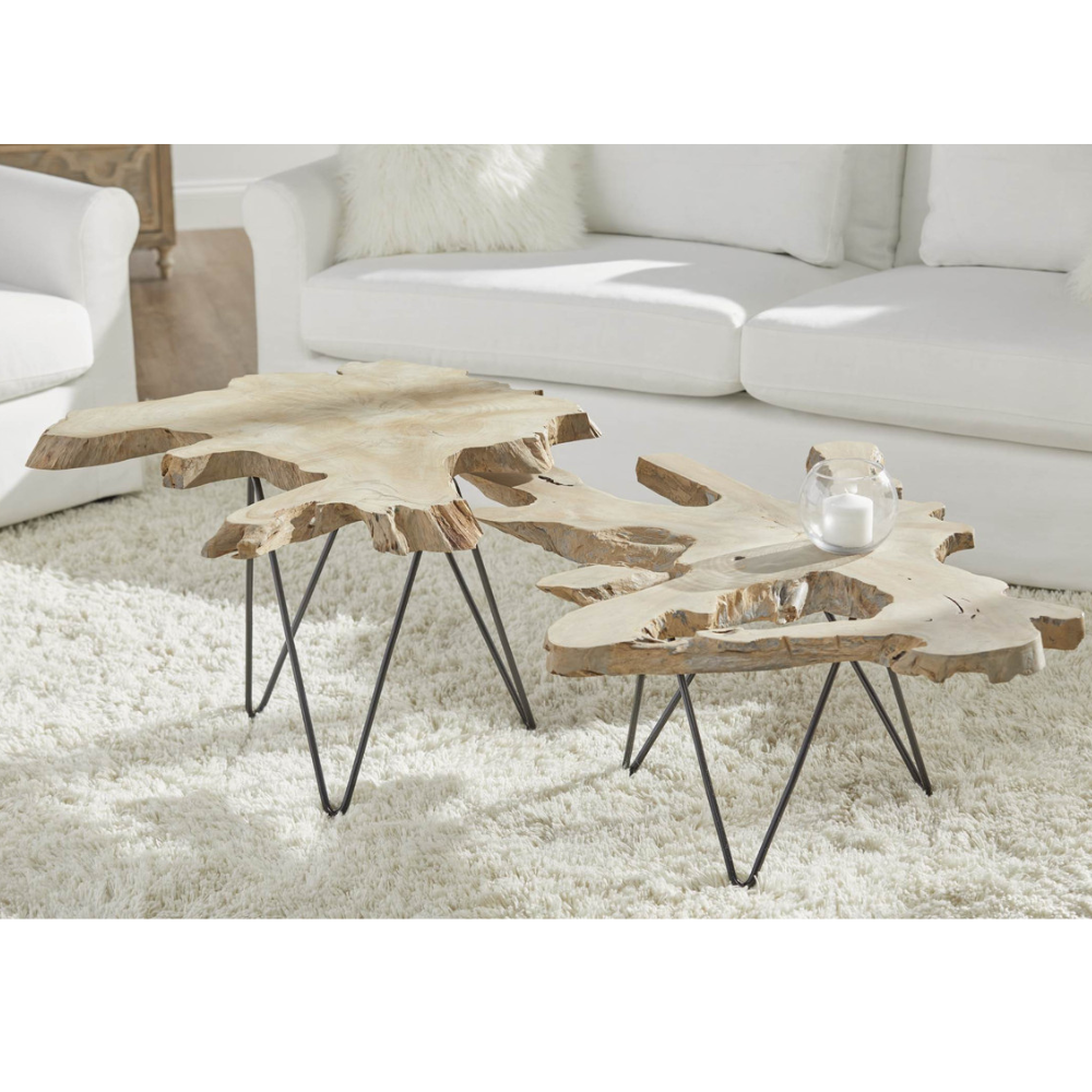 Boxhill's Drift Nesting Outdoor Coffee Table lifestyle image