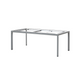 Boxhill's Drop Outdoor Dining Table Light Grey no tabletop in white background