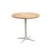 Teak Table Top + Sand Aluminum Base
