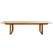 Boxhill's Endless Outdoor Rectangular Dining Table Large, center view in white background