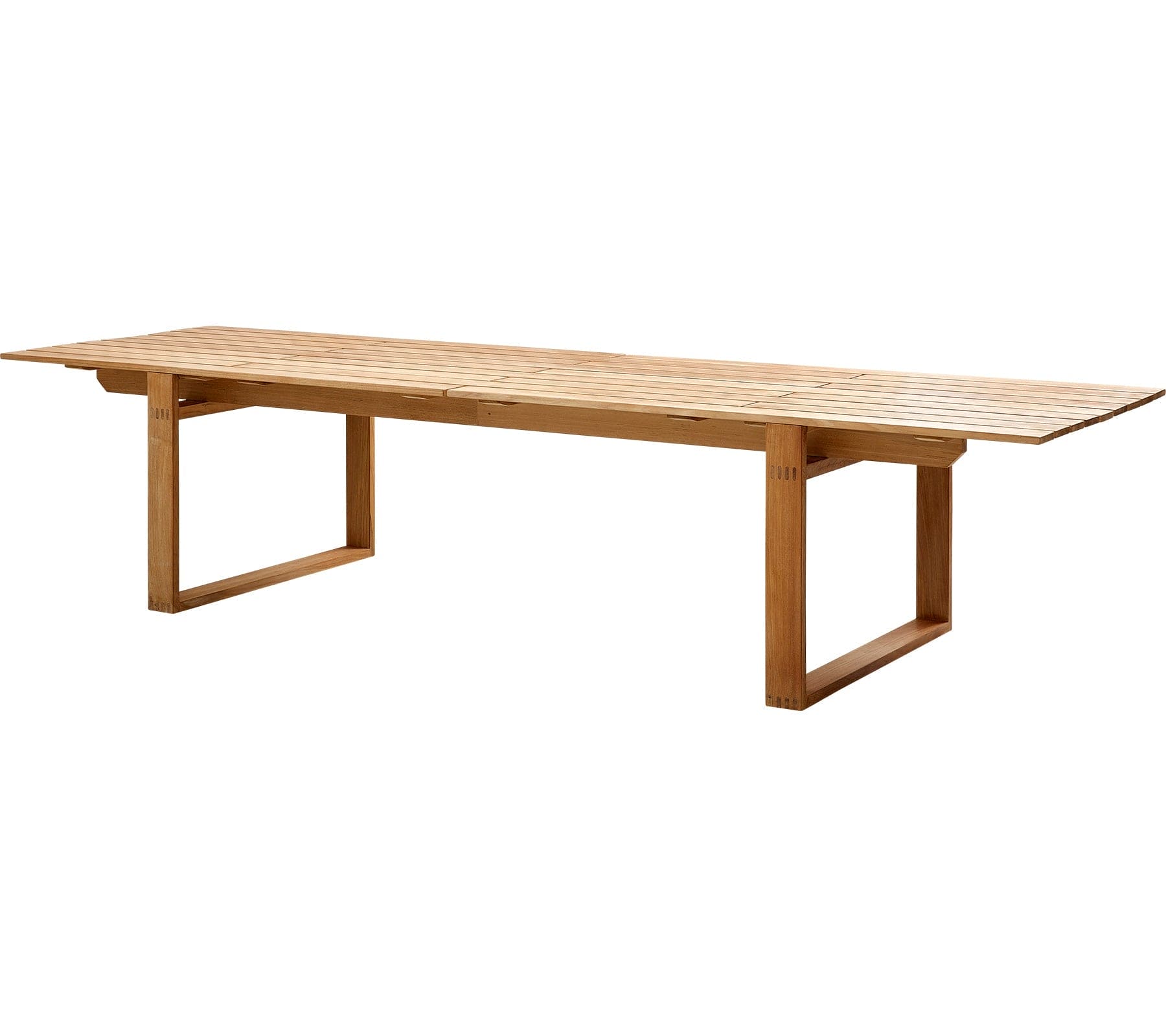 Boxhill's Endless Outdoor Rectangular Dining Table Large, front side view in white background