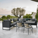 Boxhill's Flex 2-Seater Right Module Sofa lifestyle image with other Flex Module Sofa beside the pool