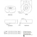 Florence GFRC Concrete Fire Pit | 42" Diameter - 12" Tall Specs
