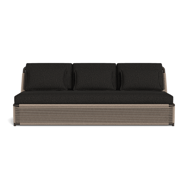 Formentera Outdoor 3 Seat Armless Sofa