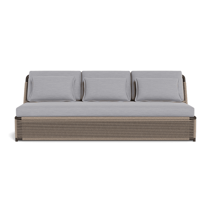 Formentera Outdoor 3 Seat Armless Sofa