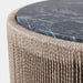 Boxhill's Formentera Round Outdoor Coffee Table Close Rope View