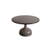 Boxhill's Glaze Outdoor Round Coffee Table Large Taupe Base, Black Top