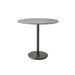 Boxhill's Go Outdoor Round Cafe Table Light Grey Aluminum Top