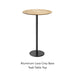 Teak Top & Lava Grey Base