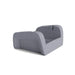 Granite Grey Chaise Armrest Console
