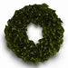 Decorative Dark green lacquer wreath with glossy finish