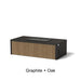 Alloy Finish: Graphite + Oak