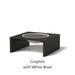 Alloy Finish: Graphite - White Bowl