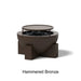 Select Finish: Hammered Bronze