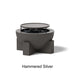 Select Finish: Hammered Silver