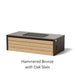 Select Finish: Hammered Bronze + Oak
