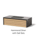 Select Finish: Hammered Silver + Oak
