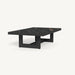 A stylish aluminum frame coffee table showcasing a luxurious ceramic top, ideal for both functionality and aesthetic appeal.