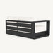 Hayman Aluminum Outdoor 2 Seat 1 Arm Left Sectional Back