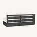 Hayman Aluminum Outdoor 2 Seat 1 Arm Left Sectional Back