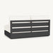 Hayman Aluminum Outdoor 2 Seat Armless Sectional Back