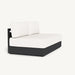 Hayman Aluminum Outdoor 2 Seat Armless Sectional Side