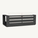 Hayman Aluminum Outdoor 2 Seat Sofa Back