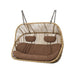 Umber Brown Rise Cushion Set w/ Rope