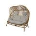 Light Brown Rise Cushion Set w/ Teak Base