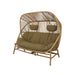 Turmeric Yellow Rise Cushion Set w/ Teak Base