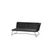 Boxhill's Horizon 2-Seater Outdoor Left Module Sofa Black no cushion
