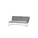 Boxhill's Horizon 2-Seater Outdoor Left Module Sofa Light Grey no cushion