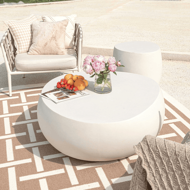 Boxhill's Ikaria Cobble Outdoor Coffee Table Lifestyle