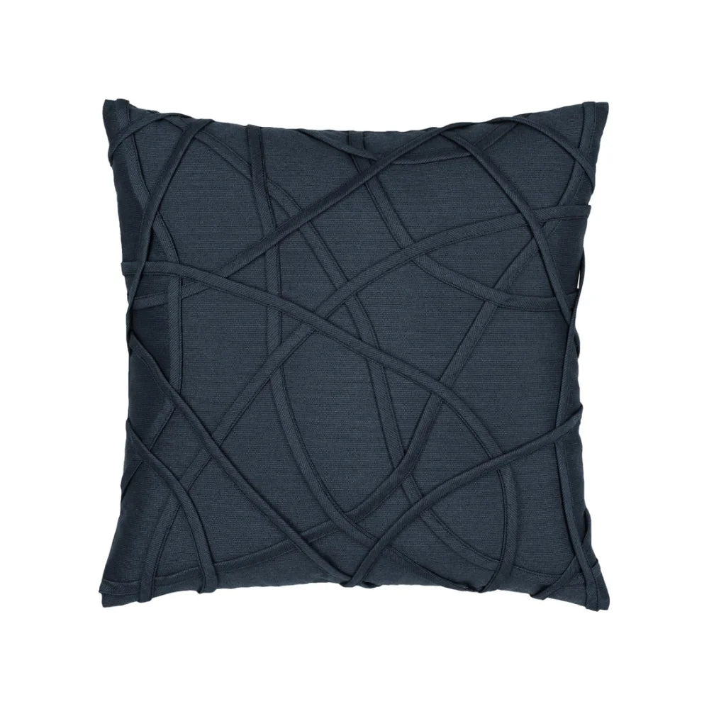 Illusion Indigo Pillow Front