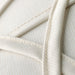 Illusion Ivory Pillow Close Up Fabric