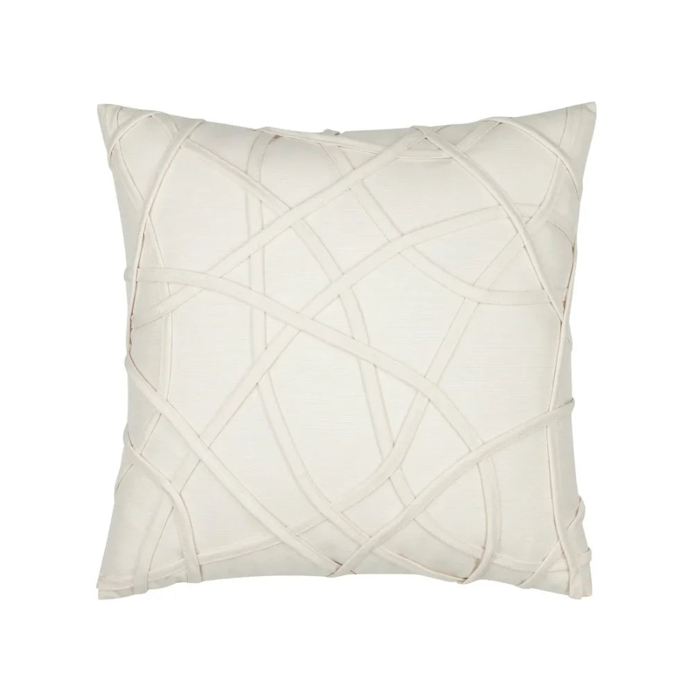 Illusion Ivory Pillow Front