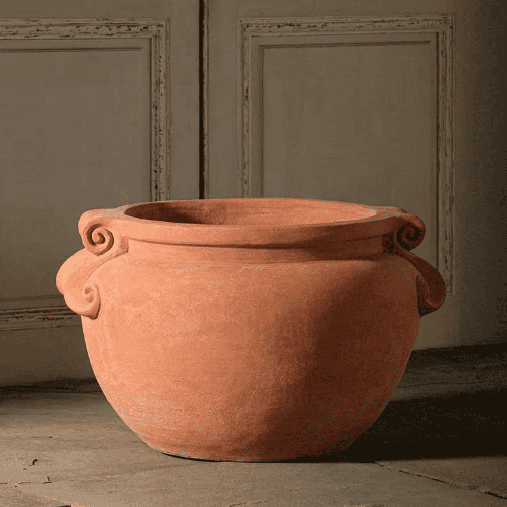 medium Italian Terracotta Cache Vase