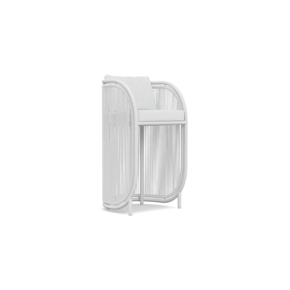 Boxhill's Kamari Outdoor Bar Stool front side view in white background