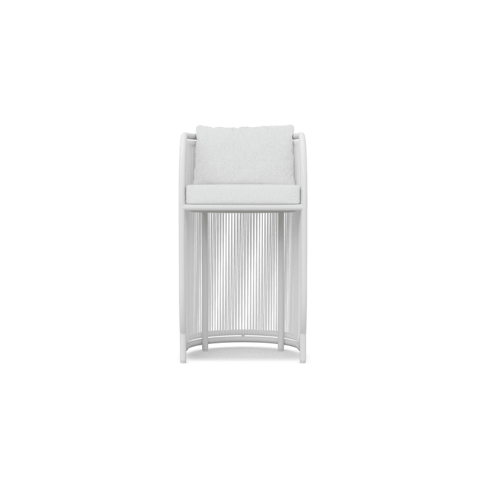 Boxhill's Kamari Outdoor Bar Stool front view in white background