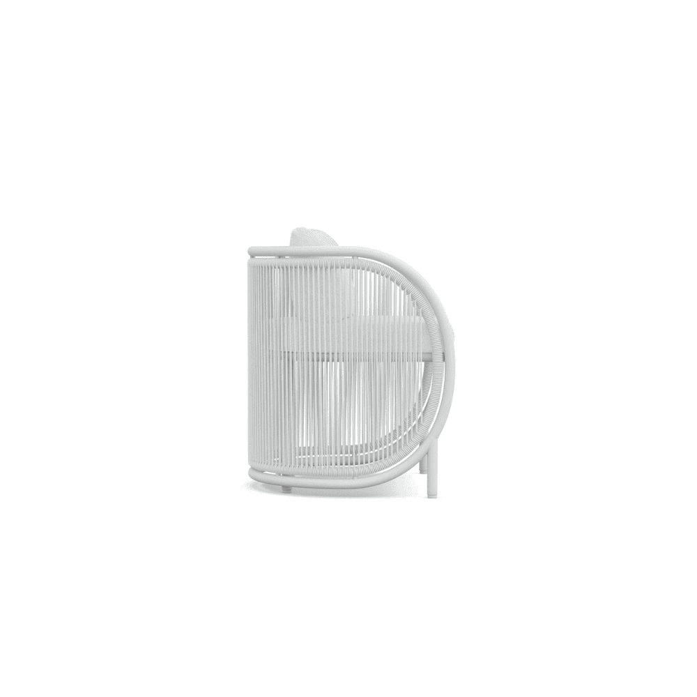 Boxhill's Kamari Outdoor Dining Chair back view in white background