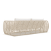 Boxhill's Kiawah 3 Seat Outdoor Sofa back side view in white background