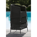 Boxhill's Kingston Outdoor Stackable Lounge Chair lifestyle image piled up at poolside