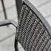 Less Aluminum Outdoor Dining Armchair - 30.8" Close up