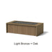 Architectural Finish: Light Bronze + Oak