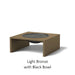 Architectural Finish: Light Bronze - Black Bowl