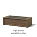 Architectural Finish: Light Bronze + Walnut