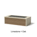 Select Finish: Limestone + Oak