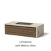 Select Finish: Limestone + Walnut