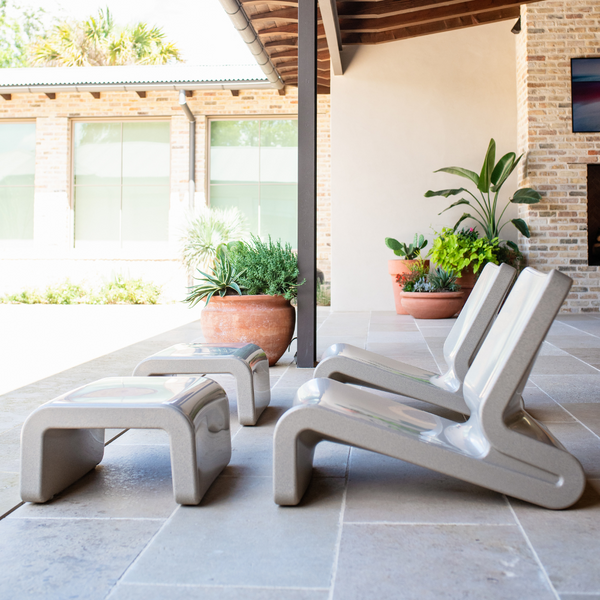 Boxhill Line In-Pool Ottoman | 22